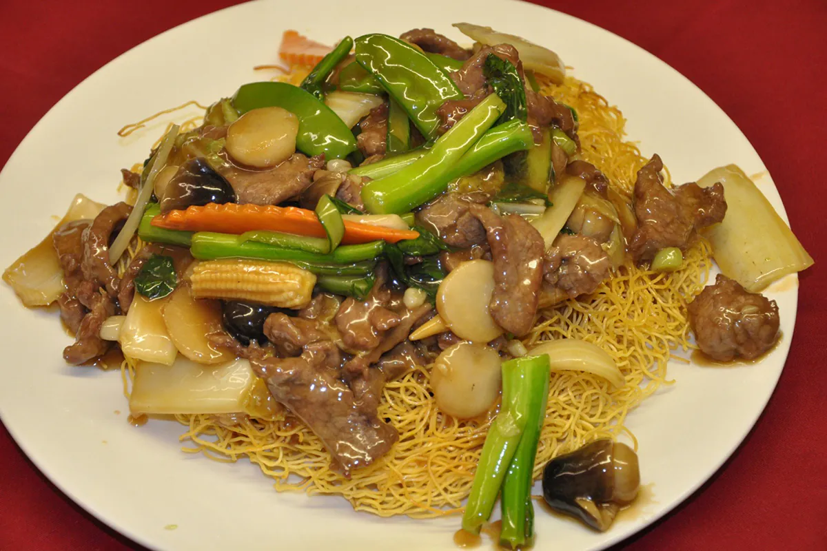 Chow Mein Cantonese Style at Chen Garden，a Asian Restaurant in Rochester